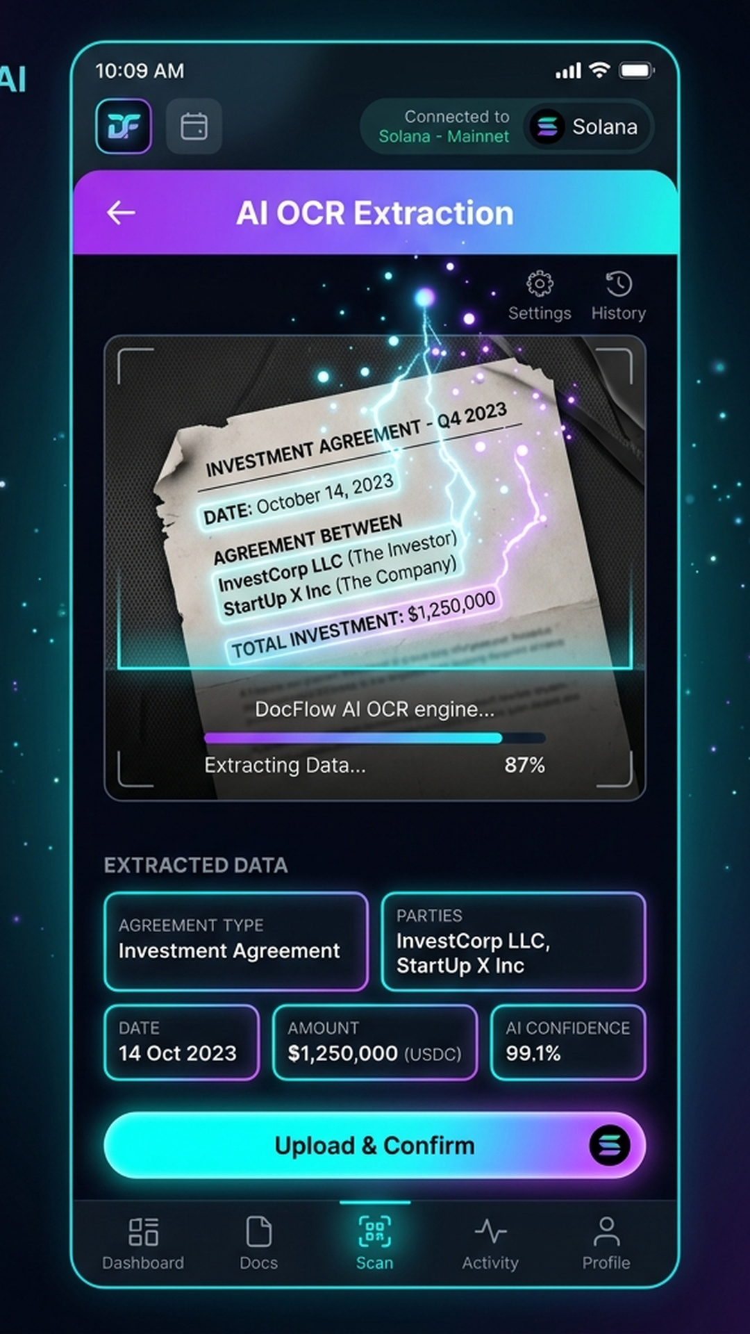 AI OCR Extraction